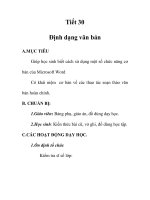 Giáo án tin học 7_ tiết 30 doc
