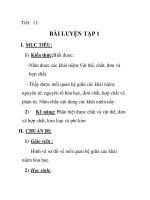 Giáo án hóa học 8_Tiết: 11 ppt