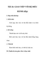Giáo án tin hoc 10_Tiết 26 doc