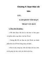 Giáo án tin học 6_ tiết 37 ppt