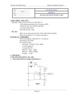Thí nghiệm kỹ thuật xung - Bài 4 pot