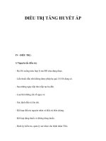 ĐIỀU TRỊ TĂNG HUYẾT ÁP ppsx