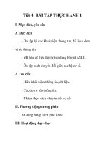 Giáo án tin hoc 10_Tiết 4 docx