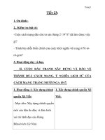 Giáo án lịch sử 8_ Tiết 23 ppsx