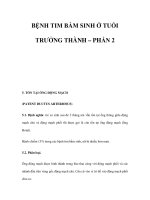 BỆNH TIM BẨM SINH Ở TUỔI TRƯỞNG THÀNH – PHẦN 2 doc