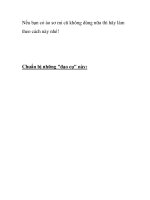 Nếu bạn có áo sơ mi cũ không dùng nữa thì hãy làm theo cách này nhé! pdf