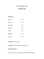 ĐẠT NGUYÊN ẨM (Ôn dịch luận) potx