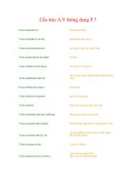 Cấu trúc Anh Văn thông dụng P-6 potx