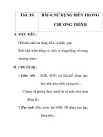 Giáo án tin học 8_tiết 18 pot