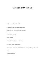 CHUYỂN HÓA THUỐC ppsx
