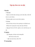 Giáo án Tiếng Việt lớp 3 : Tên bài dạy : Tập đọc Đơn xin vào đội. pps