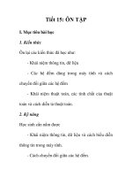 Giáo án tin hoc 10_Tiết 15 pdf