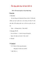 Giáo án Tiếng Việt lớp 3 : Tên bài dạy : Ôn tập giữa học kì hai (tiết 4) ppsx