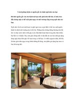 5 cách phòng bệnh có nguồn gốc từ chính ngôi nhà của bạn doc