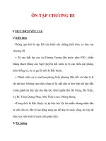 Giáo án Lịch sử lớp 6 : Tên bài dạy : ÔN TẬP CHƯƠNG III potx