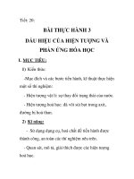 Giáo án hóa học 8_Tiết: 20 pot