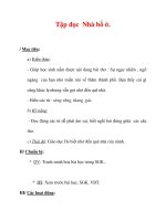 Giáo án Tiếng Việt lớp 3 : Tên bài dạy : Tập đọc Nhà bố ở. potx