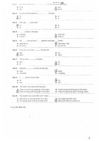 Đề luyện thi Tiếng anh - Đề số 13 potx