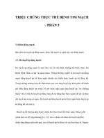 TRIỆU CHỨNG THỰC THỂ BỆNH TIM MẠCH – PHẦN 2 pptx