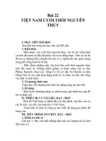 GIÁO ÁN LỊCH SỬ 10_Bài 22 docx