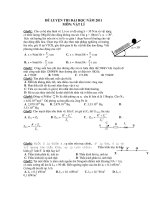 ĐỀ LUYỆN THI ĐẠI HỌC NĂM 2011 MÔN: VẬT LÍ ppsx