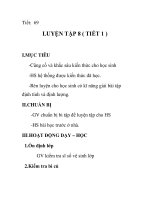 Giáo án hóa học 8_Tiết: 69 pps