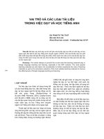 Báo cáo khoa học: 