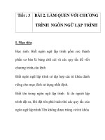 Giáo án tin học 8_tiết 3 ppt