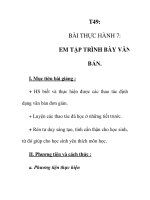 Giáo án tin học 6_ tiết 49 pot