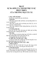 GIÁO ÁN LỊCH SỬ 10_Bài 15 docx