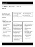 acca test book Audit and Assurance Services pot