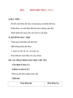 Giáo án lớp 7 môn Công Nghệ: Bài 5 KHÂU ĐỘT THƯA (tiết 1) pps