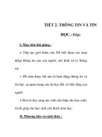 Giáo án tin học 6_ tiết 2 ppt