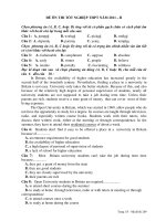 ĐỀ ÔN THI TỐT NGHIỆP THPT NĂM 2011 – B ppsx