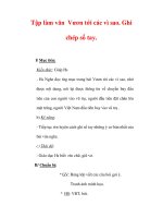 Giáo án Tiếng Việt lớp 3 : Tên bài dạy : Tập làm văn Vươn tới các vì sao. Ghi chép sổ tay. doc