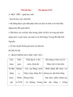 Giáo án lớp 4 môn Lịch Sử: Tên bài dạy : Ôn tập học kì II pptx