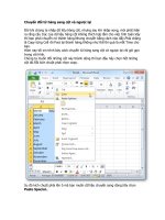 Chuyển đổi từ hàng sang cột và ngược lại docx