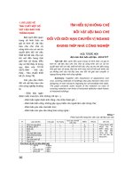 Báo cáo khoa học: 