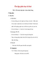 Giáo án Tiếng Việt lớp 3 : Tên bài dạy : Ôn tập giữa học kì hai pdf