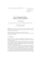 Báo cáo toán học: 