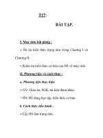 Giáo án tin học 6_ tiết 17 pptx