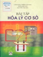Bài tập hóa lý cơ sở part 1 ppsx