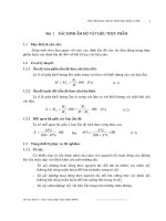 THỰC HÀNH CÁC QUÁ TRÌNH CƠ BẢN TRONG CÔNG NGHỆ THỰC PHẨM - BÀI 1 ppsx