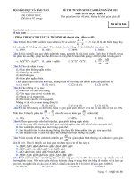 Đề thi tuyển sinh đại học môn sinh năm 2011 - mã đề 846 pptx