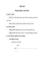 Giáo án tin học 7_ tiết 28 ppt