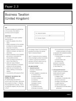 acca test book Business Taxation docx