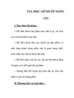 Giáo án tin học 6_ tiết 12 ppt