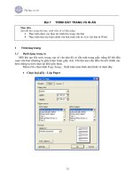 Tin học cơ sở - Bài 7 pptx