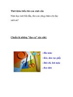 Thời khóa biểu thỏ con xinh xắn doc