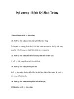 Đại cương - Bệnh Ký Sinh Trùng pot